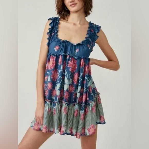 Free People intimates adorable swing mini dress - Picture 1 of 3